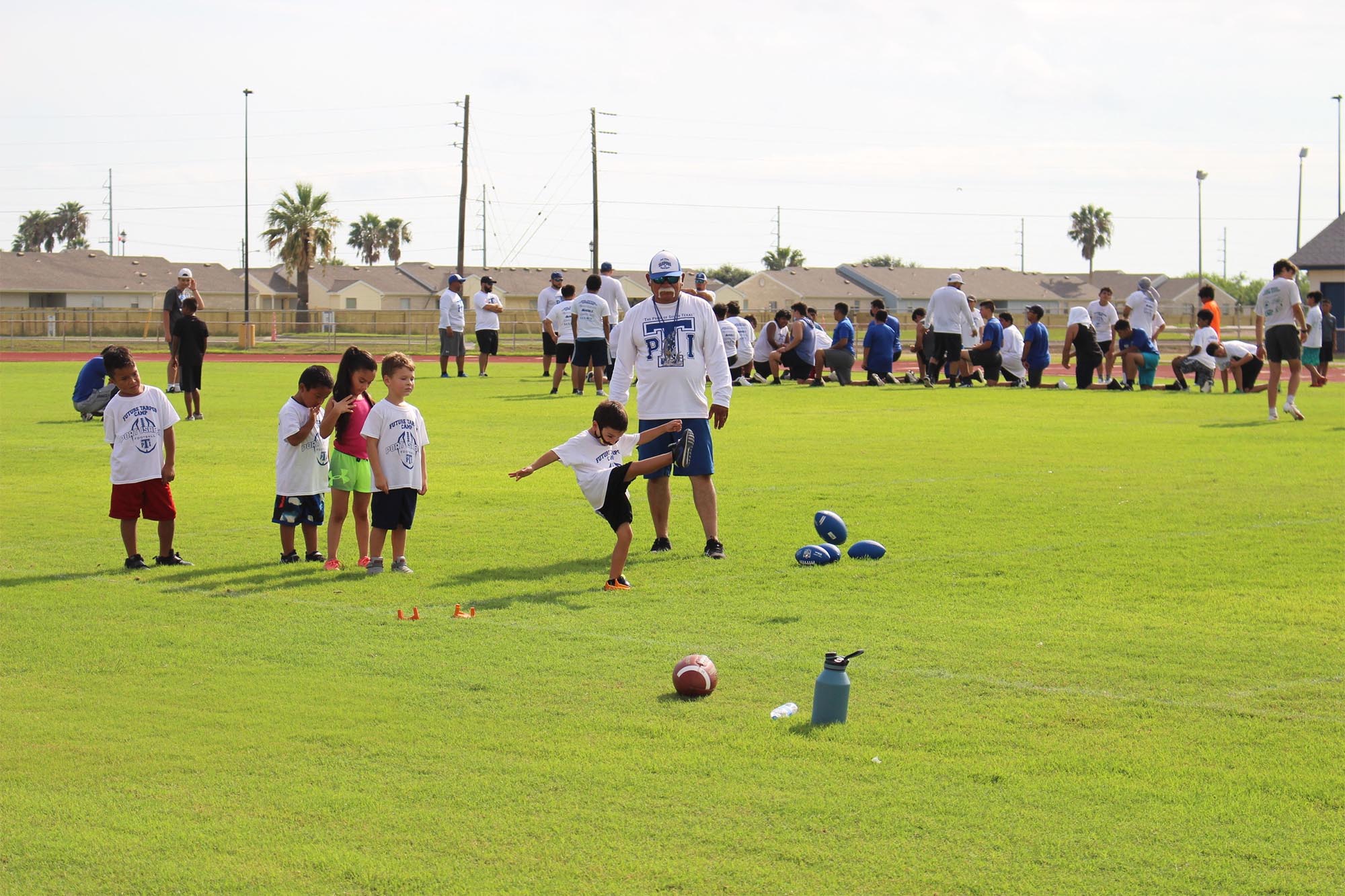 Tarpons In Training Point Isabel Isd Hosts Summer Youth Football Camp Myrgv Com