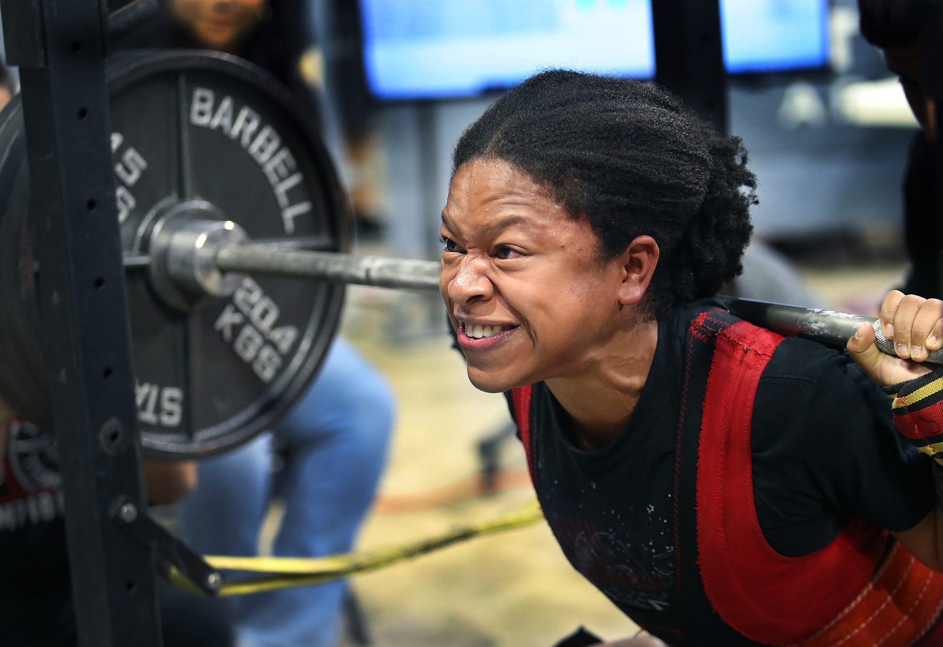 Rapper beats female weightlifting records while 'identifying as a