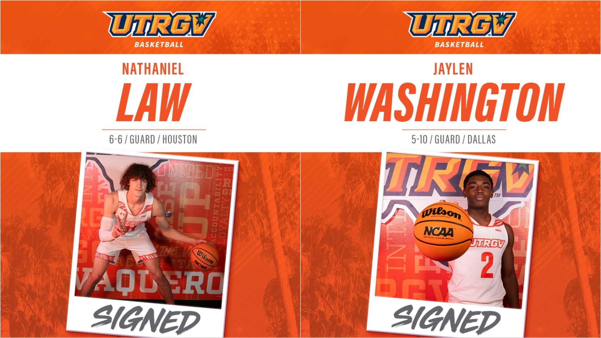 UTRGV men's basketball adds two recruits to 24-25 signing class