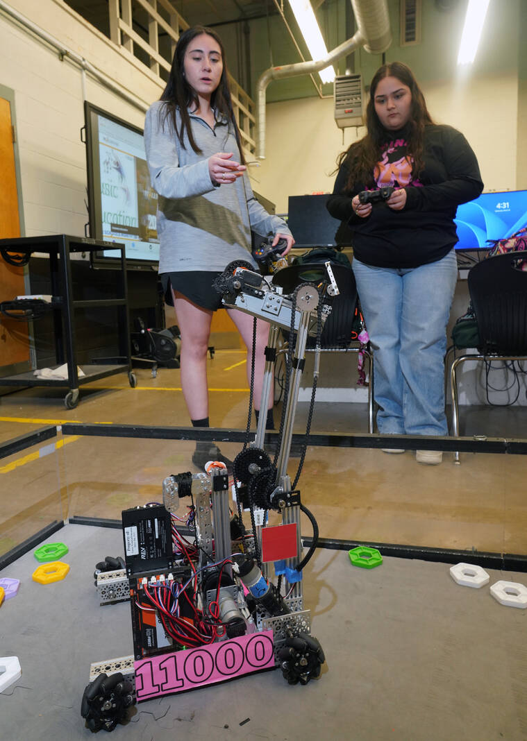 Pink mamba mentality: McAllen all-girl robotics team advocates for women in STEM