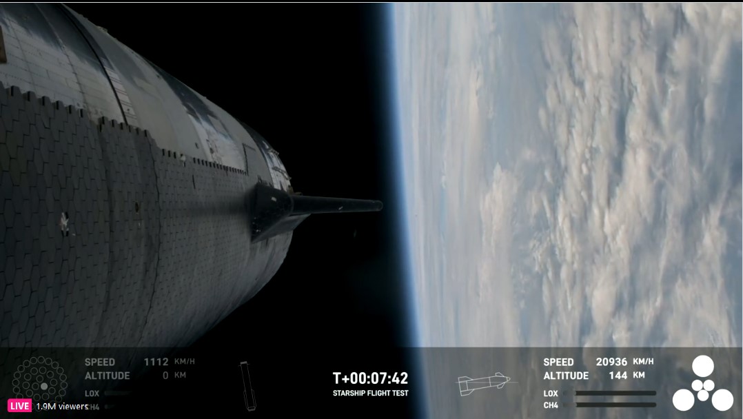 SpaceX’s Starship reaches orbit from Boca Chica Beach
