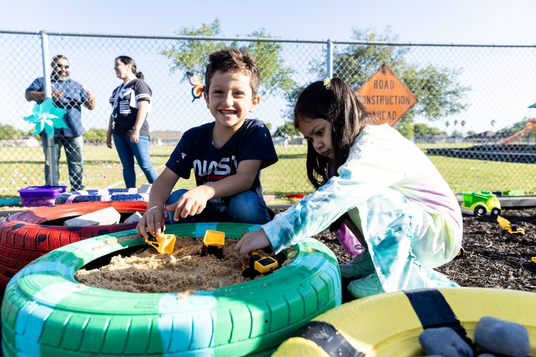 Outdoor Learning Center in Harlingen a playground of learning for Wilson kids