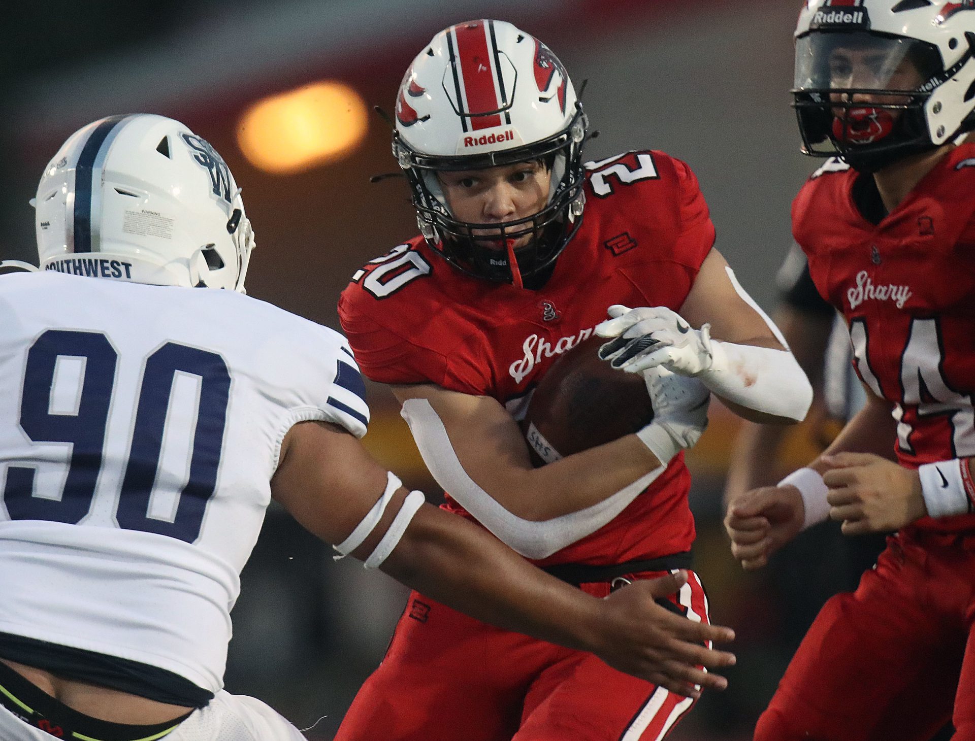 Photo Gallery: Sharyland High passed PSJA Southwest in non-district play 50-11